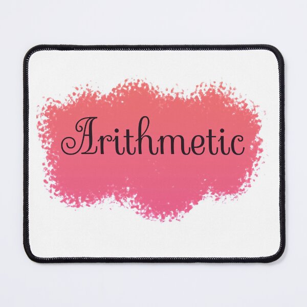 Item preview, Arithmetic School Subject Label - Peach to Pink Gradient designed and sold by IrinchiDE.