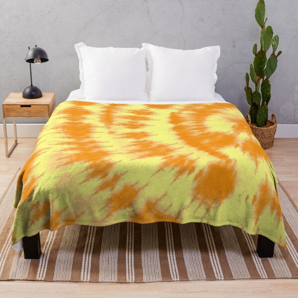 Aperçu de l'œuvre Motif tie-dye orange mandarine et jaune créée et vendue par DEC02.