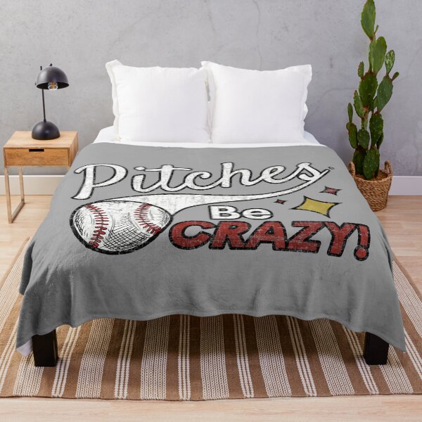 Item preview, Pitches Be Crazy Funny Fast Pitch Baseball Pun Design designed and sold by modernfamgear.