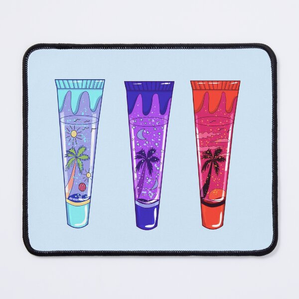 Item preview, Cute tropical lip gloss trio designed and sold by Miaart365.