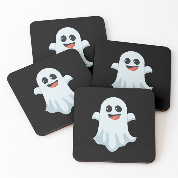 Item preview, Cute and Kawaii Scary Halloween Ghost 3 designed and sold by ArtSparkInc.