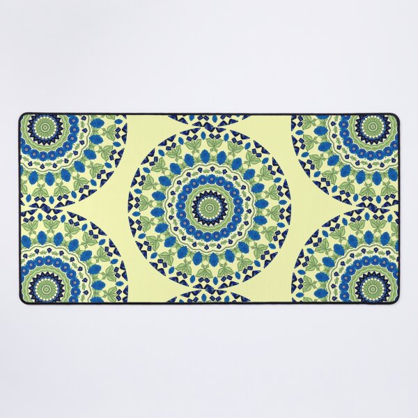 Item preview, September Birthday Sapphire Birthstone Morning Glory Mandala designed and sold by TrendyArtPrints.