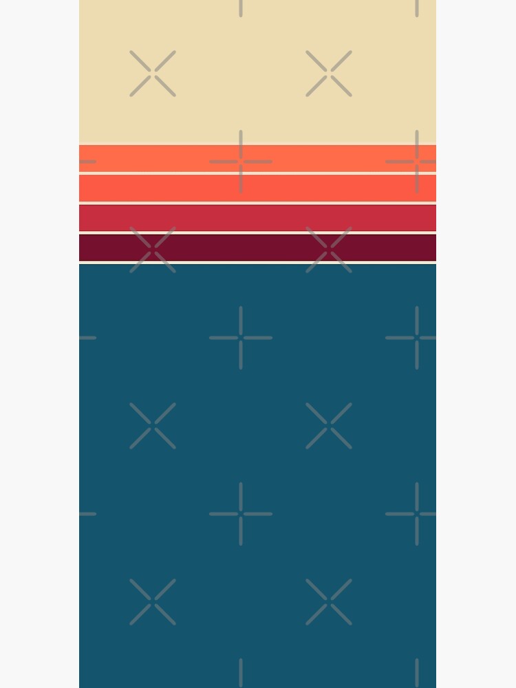 70s Vintage Retro Stripes by ind3finite