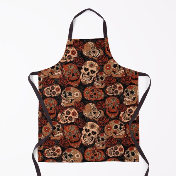 Item preview, Sculls and roses halloween pattern designed and sold by urban-color.