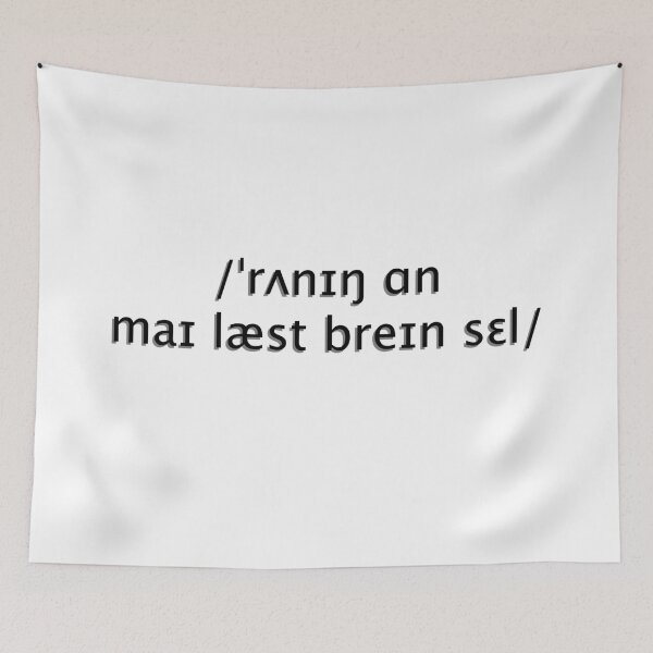 Item preview, Running on My Last Brain Cell but in IPA designed and sold by sporadicdoodlin.