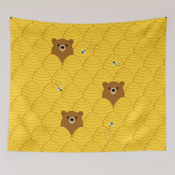 Item preview, Bears & Beehives pattern designed and sold by MSwiftDesigns.