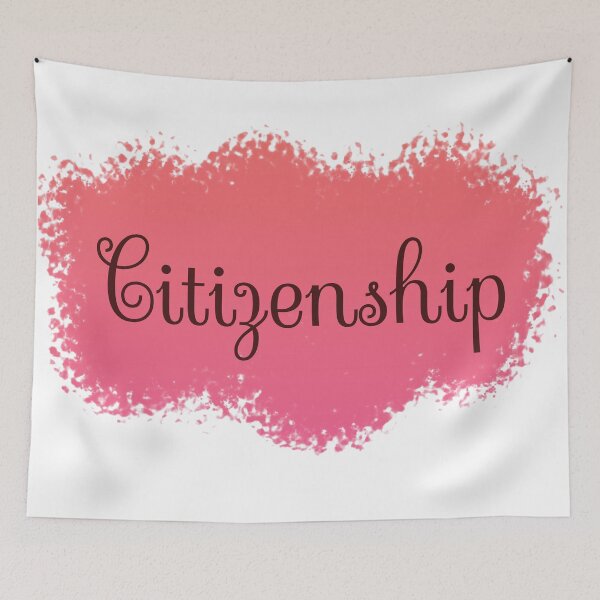 Item preview, Citizenship School Subject Label - Peach to Pink Gradient designed and sold by IrinchiDE.