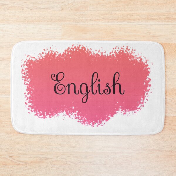 Item preview, English Language School Subject Label - Peach to Pink Gradient designed and sold by IrinchiDE.