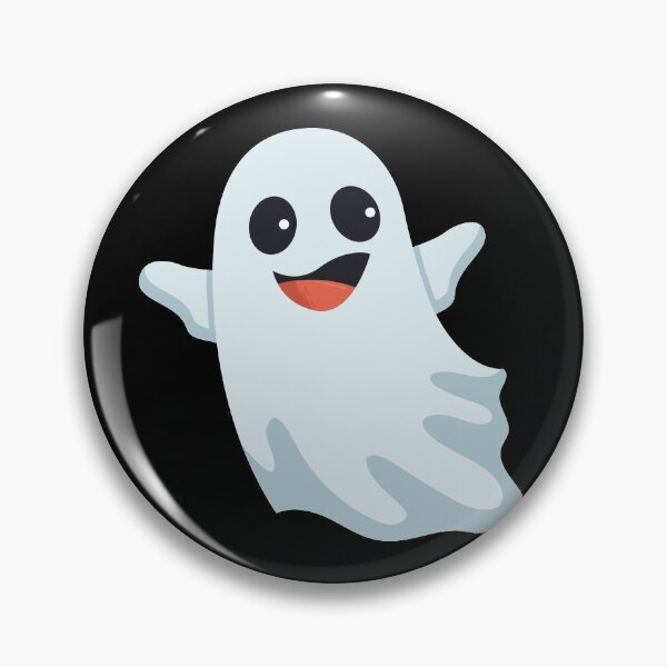 Item preview, Cute and Kawaii Scary Halloween Ghost 5 designed and sold by ArtSparkInc.