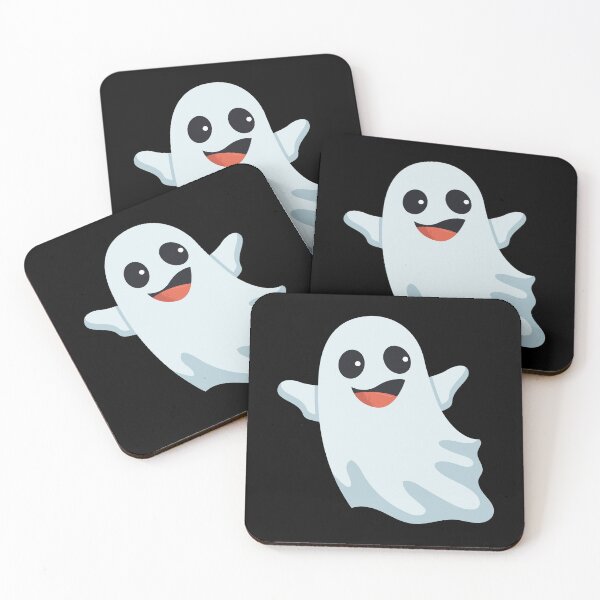 Item preview, Cute and Kawaii Scary Halloween Ghost 5 designed and sold by ArtSparkInc.