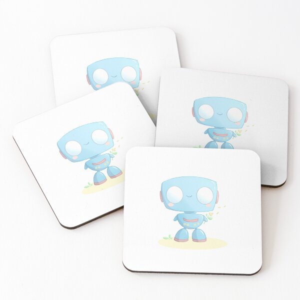 Item preview, Blue Robot designed and sold by Swabbykawaii.
