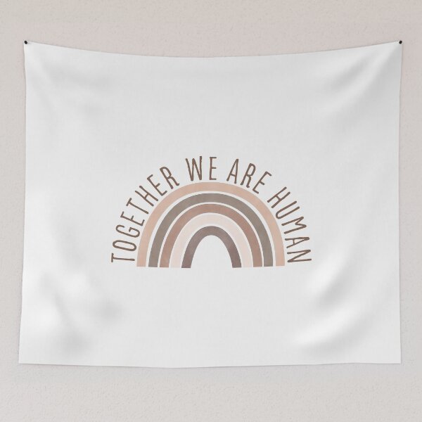 Item preview, Together We Are Human Rainbow designed and sold by fotollissimo.