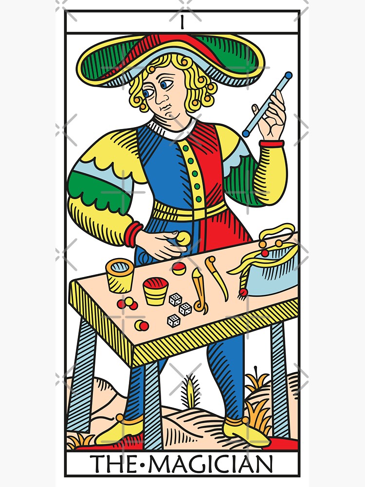 The Magician Tarot Sticker - [3.25'' x 5.5]