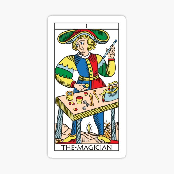 The Magician Tarot Sticker - [3.25'' x 5.5]