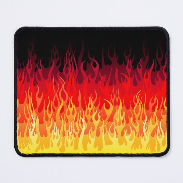 Item preview, Red Hot Rod Flames on Edge - Black Background designed and sold by WickedRefined - Nicole Demereckis.