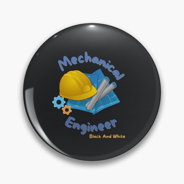 Item preview,  Mechanical Engineer Black And White - Funny mechanical Architect designed and sold by AMED-STORE.