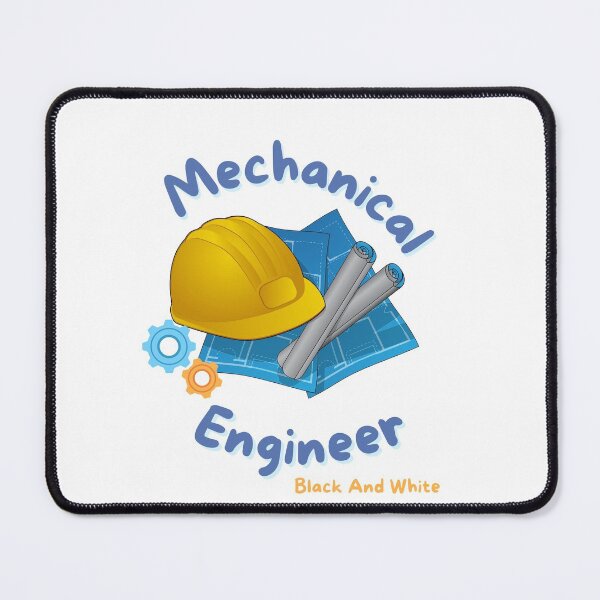 Item preview, Mechanical Engineer Black And White - Funny mechanical Architect designed and sold by AMED-STORE.
