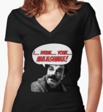 There Will Be Blood Women's Fitted V-Neck T-Shirt