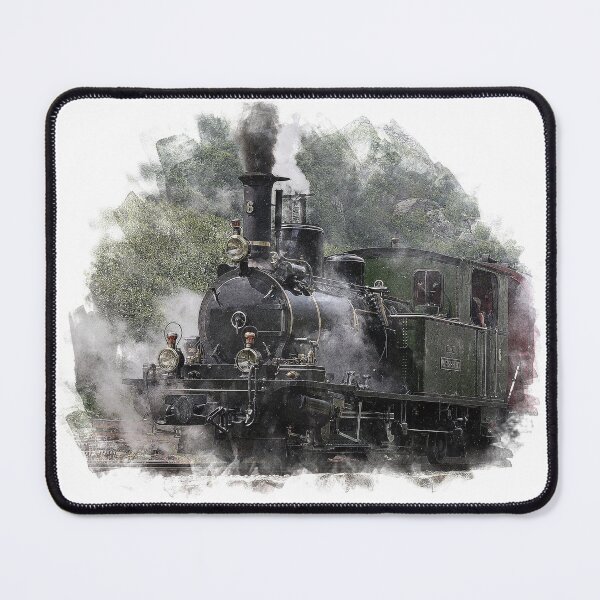 Item preview, Steam Train Nostalgia designed and sold by TrendyArtPrints.