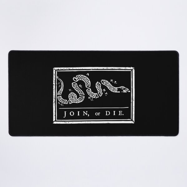 Item preview, Join or Die - Black and White designed and sold by warishellstore.