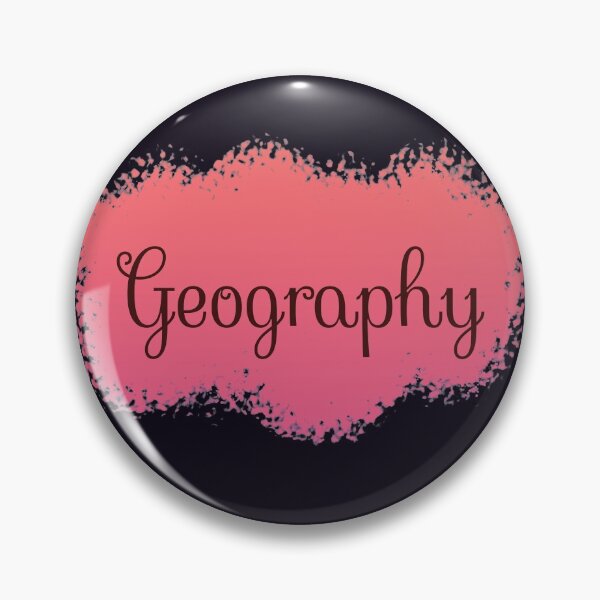 Item preview, Geography School Subject Label - Peach to Pink Gradient designed and sold by IrinchiDE.