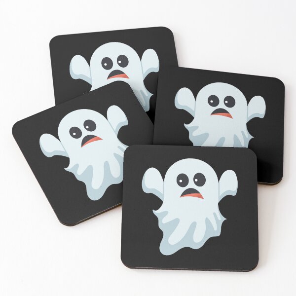 Item preview, Cute and Kawaii Scary Halloween Ghost 6 designed and sold by ArtSparkInc.