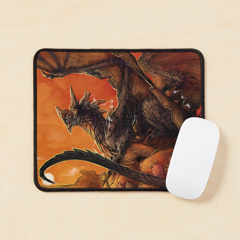 "Blue Dragon" Mouse Pad by IceOfWaterflock Redbubble