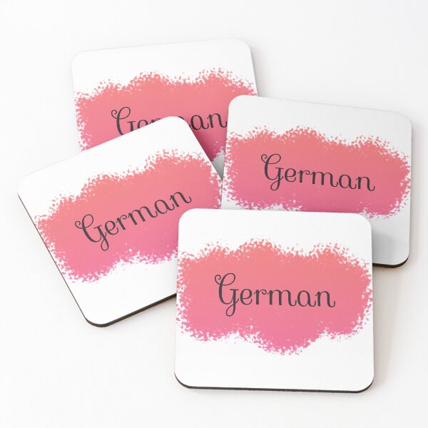 Item preview, German Language School Subject Label - Peach to Pink Gradient designed and sold by IrinchiDE.
