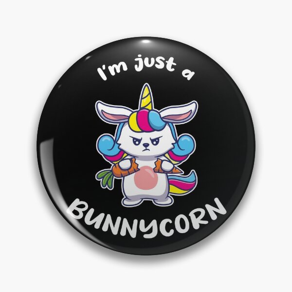 Item preview, I'm just a bunnycorn Cute Rabbit Unicorn Kawaii designed and sold by Mad-Minds.
