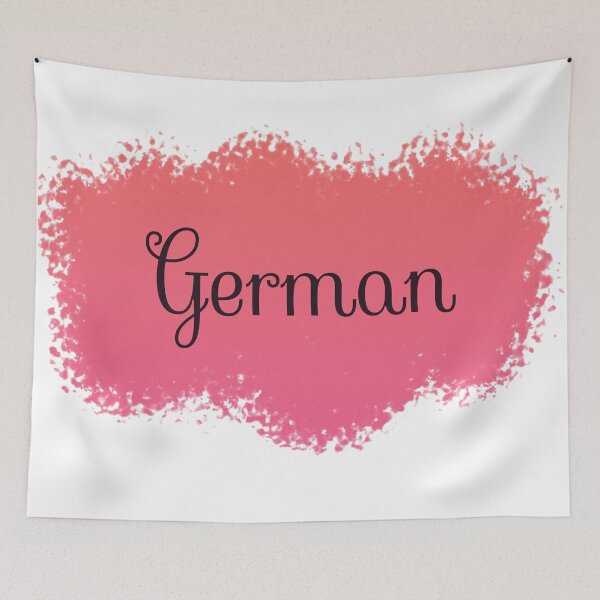 Item preview, German Language School Subject Label - Peach to Pink Gradient designed and sold by IrinchiDE.