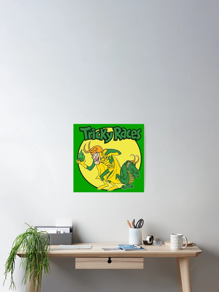 Thumbnail 2 of 3, Poster, Tricky Races designed and sold by JCJows.