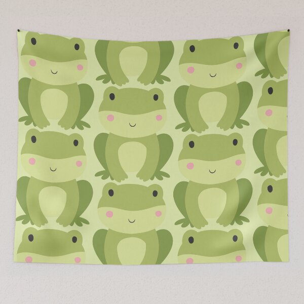 Item preview, Kawaii Frog Smiling designed and sold by MagicStrawberry.