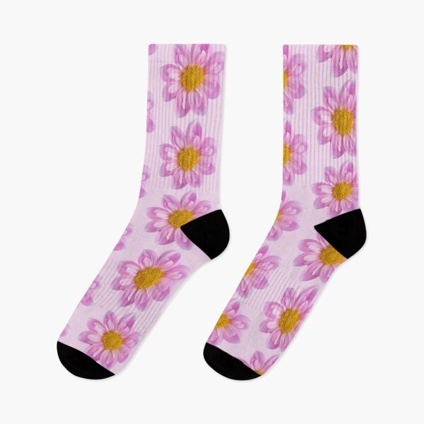 Item preview, Frilly Feminine Pink Dahlia with Yellow Center Rosy Wings designed and sold by cozycaroline.