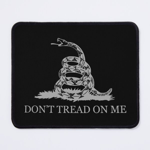 Item preview, Gadsden Flag - Black and Gray designed and sold by warishellstore.