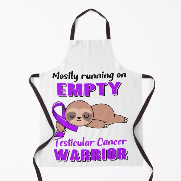 Item preview, Mostly Running On Empty Testicular Cancer Warrior designed and sold by Brad-FI.