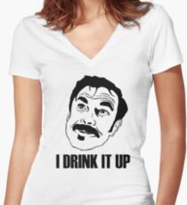 There Will Be Blood Women's Fitted V-Neck T-Shirt