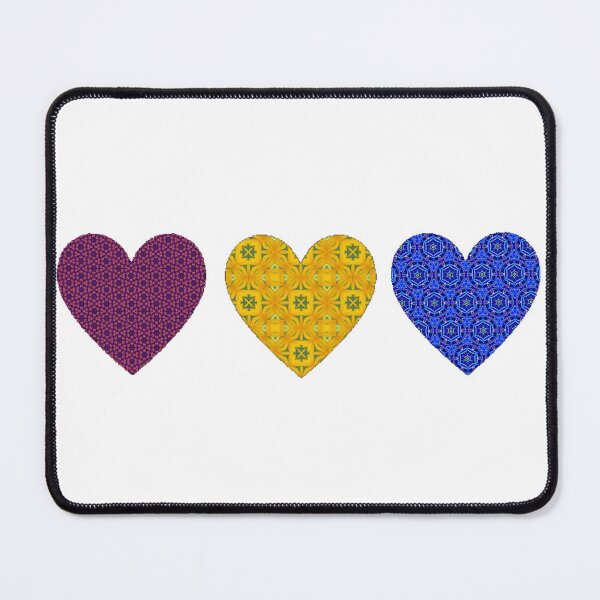 Item preview, Heart Patterns in Primary Colors  designed and sold by Amanda1775.