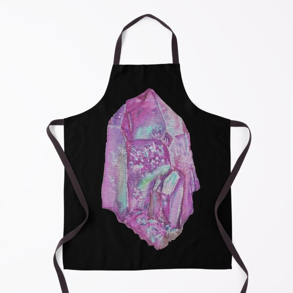 Item preview,  Pink Quartz Crystal painting. Pink watercolour healing crystal designed and sold by Goldstarwork.