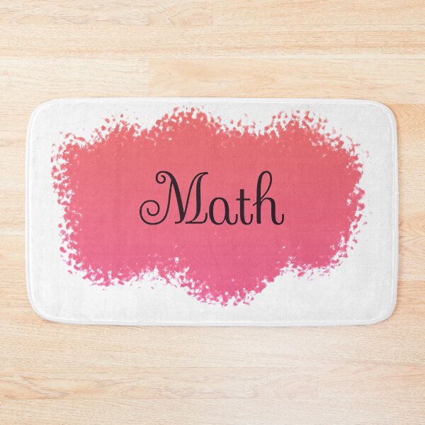 Item preview, Math School Subject Label - Peach to Pink Gradient designed and sold by IrinchiDE.