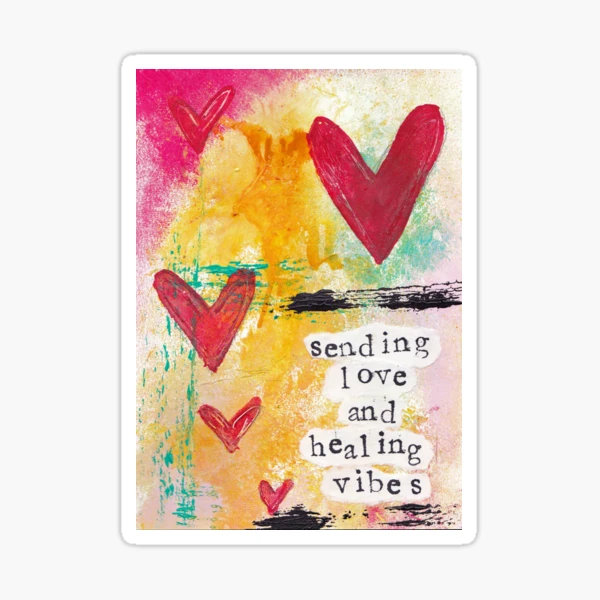 Happy healing vibes | Sticker