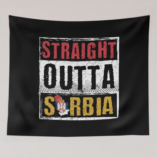 Item preview, Straight Outta Serbia designed and sold by Mila1946.