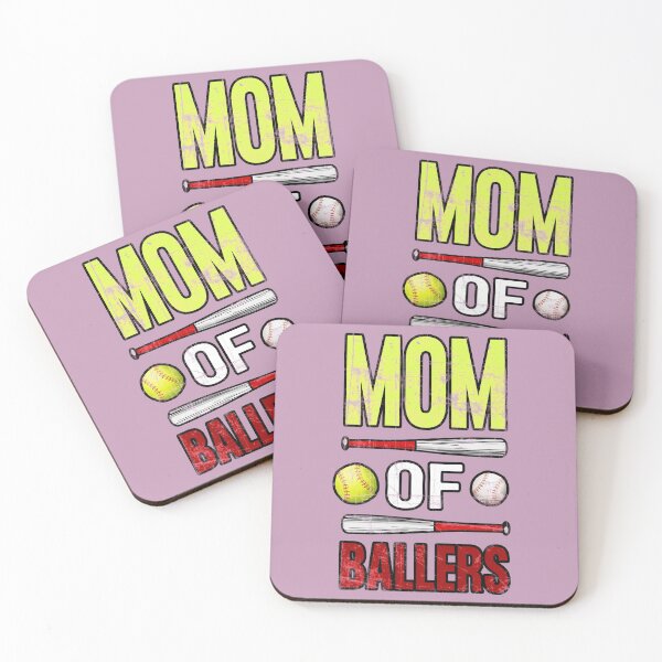 Item preview, Mom Of Ballers Baseball Softball Sports Mother Design designed and sold by modernfamgear.