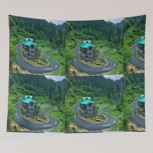 Item preview, Beautiful house in between a U shaped Road....!! designed and sold by VIVEK KUMAR RAI.