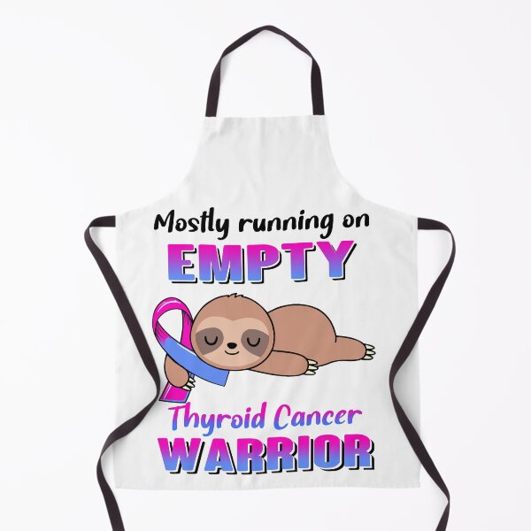 Item preview, Mostly Running On Empty Thyroid Cancer Warrior designed and sold by Brad-FI.