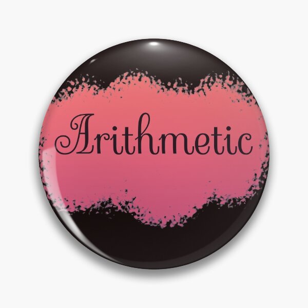 Item preview, Arithmetic School Subject Label - Peach to Pink Gradient designed and sold by IrinchiDE.