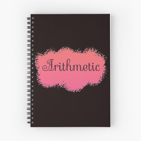 Item preview, Arithmetic School Subject Label - Peach to Pink Gradient designed and sold by IrinchiDE.