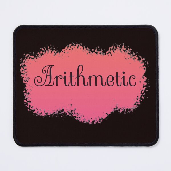Item preview, Arithmetic School Subject Label - Peach to Pink Gradient designed and sold by IrinchiDE.