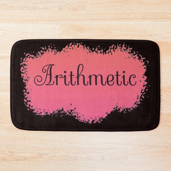 Item preview, Arithmetic School Subject Label - Peach to Pink Gradient designed and sold by IrinchiDE.