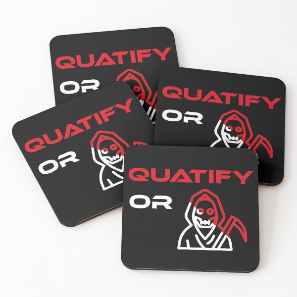 Item preview, Quatify Or Die Black designed and sold by MDGamer777.