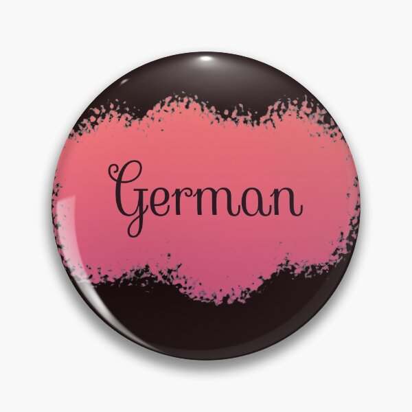 Item preview, German Language School Subject Label - Peach to Pink Gradient designed and sold by IrinchiDE.